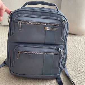 Samsonite Nuroad Convertible Hybrid Backpack Gun Metal Multi Pockets Travel